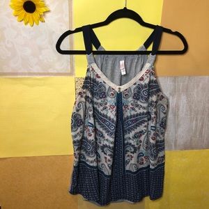 Xhilaration Boho Style Tank Top
